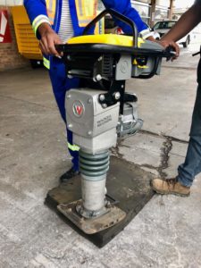 battery operated tamping rammer