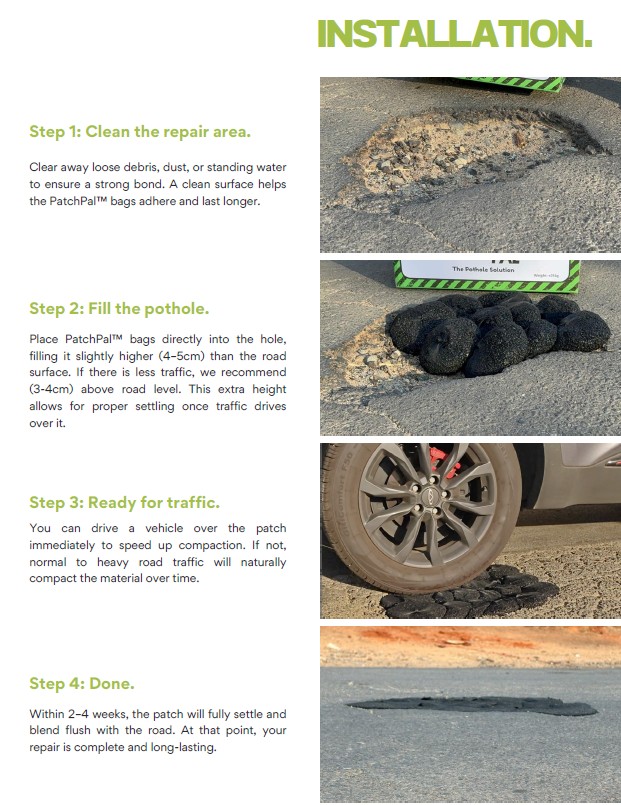 PatchPal Easy Pot Hole Repair Kit, 20kg - Image 4